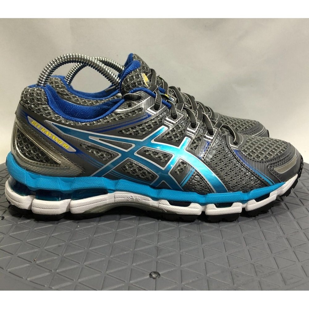Asics T350N Gel Kayano 19 Womens Athletic Sneaker Shoes Size 7.5 Gray Blue